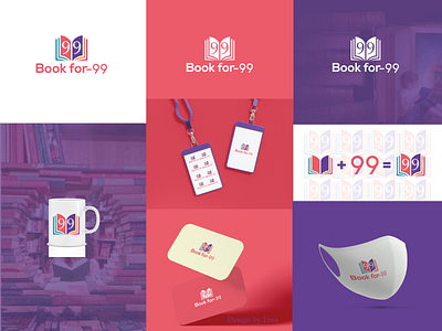 Modern E-commerce Book Branding 3d animation branding design flat graphic design icon illustration logo minimal motion graphics ui ux vector