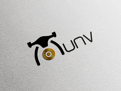 Ounv  Drone logo concept