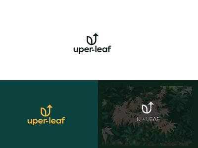 leaf natural logo branding