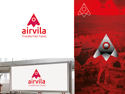 Letter A + location Airvila Logo Branding| Brandmark|| 3d a b c d e f g h i j k l m o n o branding brandmark design flat graphic design icon letter logo location icon logo minimal p q r s t u v w x y z safe travel logo