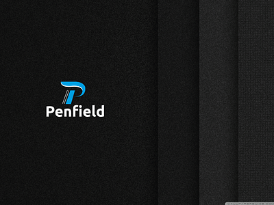 Letter P with Book icon Penfield Publication Logo Branding