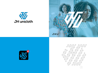 Letter JHU Clothing Brand logo| Brandmark