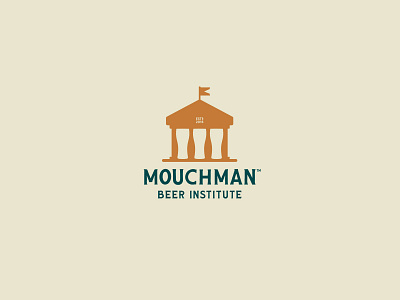 Mouchman Beer Institute beer beer branding branding brewery design icon logo logo design logotype minimal typography