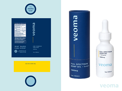 Veoma Hemp Oil packaging