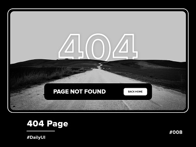 404 Page 008 404 page 404page clean dailyui design minimal ui uidesign ux web webdesign
