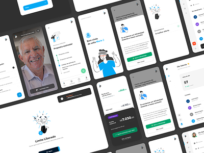 Hello Dribbble! app illustration mobile pandesign research ui ux