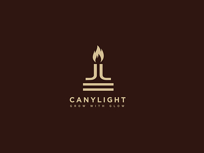 CanyLight - Logo Design brand brand logo branding business logo candle logo graphic design light logo logo logo design