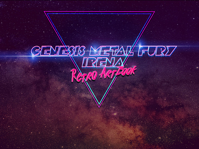 Genesis Metal Fury IRENA - ArtBook Cover book cover cover art design game art illustration photoshop