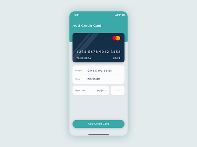 Daily UI Challenge #002 Credit Card Checkout design ui