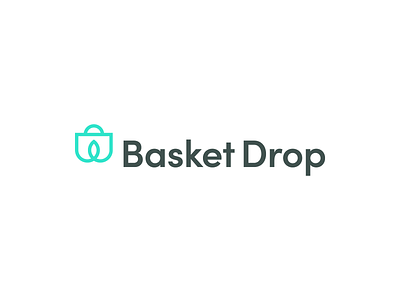 Basket Drop bag basket branding delivery health logo
