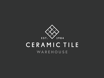 Ceramic Tile Warehouse 7robots black branding logo tiling white