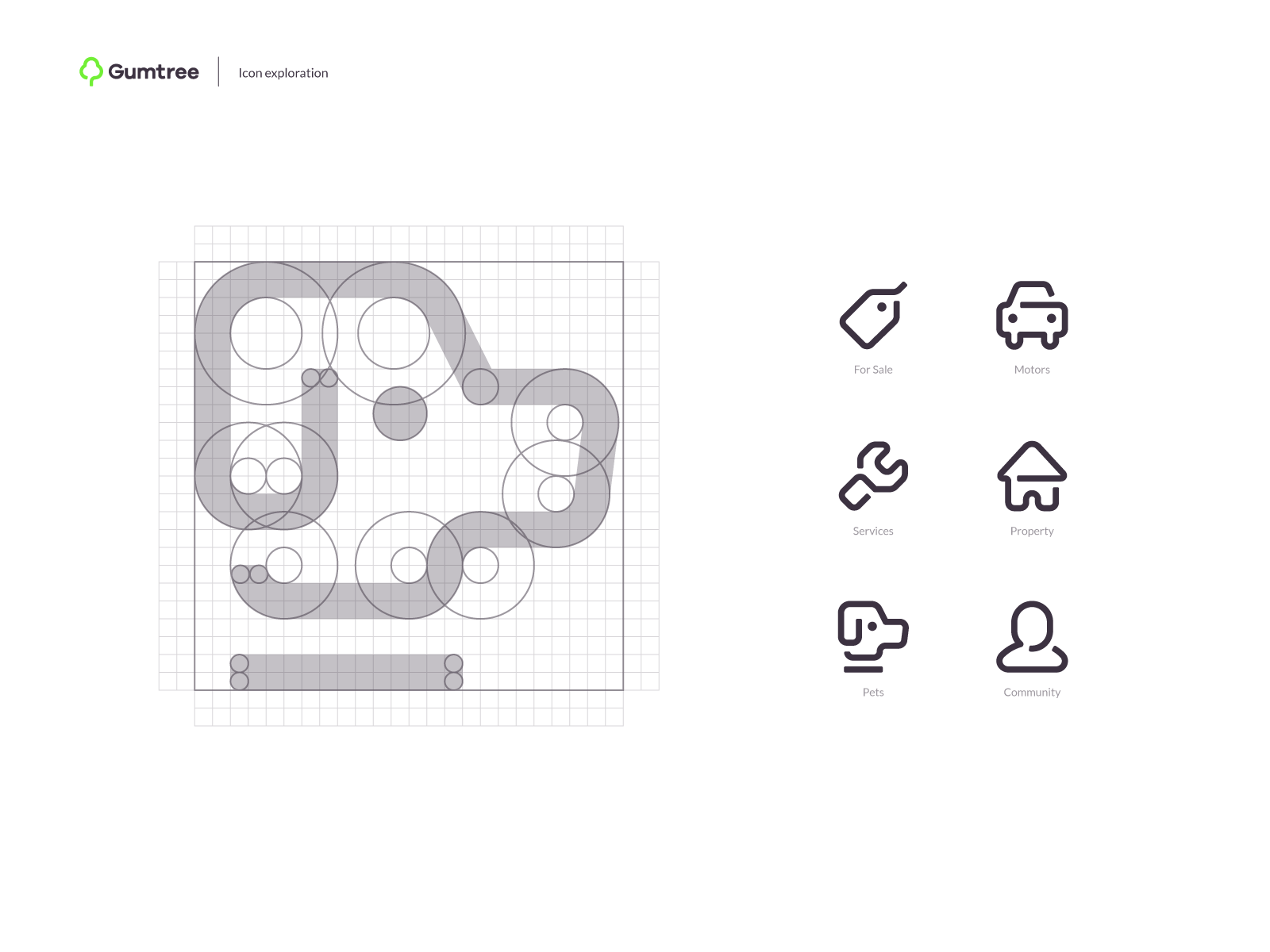 Gumtree Icon Exploration by Steve Roberts (7robots) on Dribbble