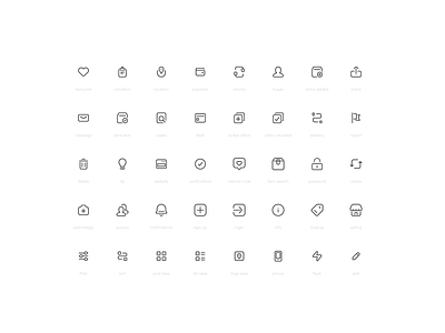 Iconography 7robots branding design desktop icon iconography icons line minimal stroke ui ux website