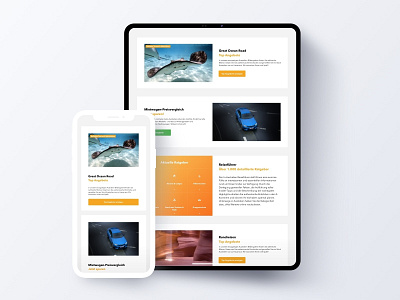 Travel Website – Ipad iPhone ui ux web