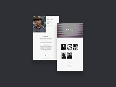 Reprise branding logo ui ux