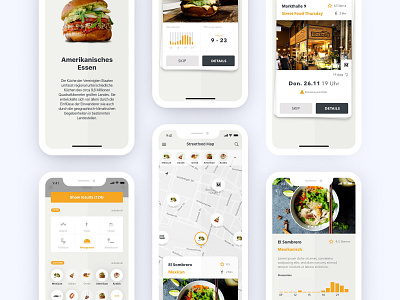 Food Market App app design ui ux