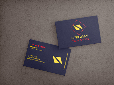 Business Card Style for Origami businesscard logodesign