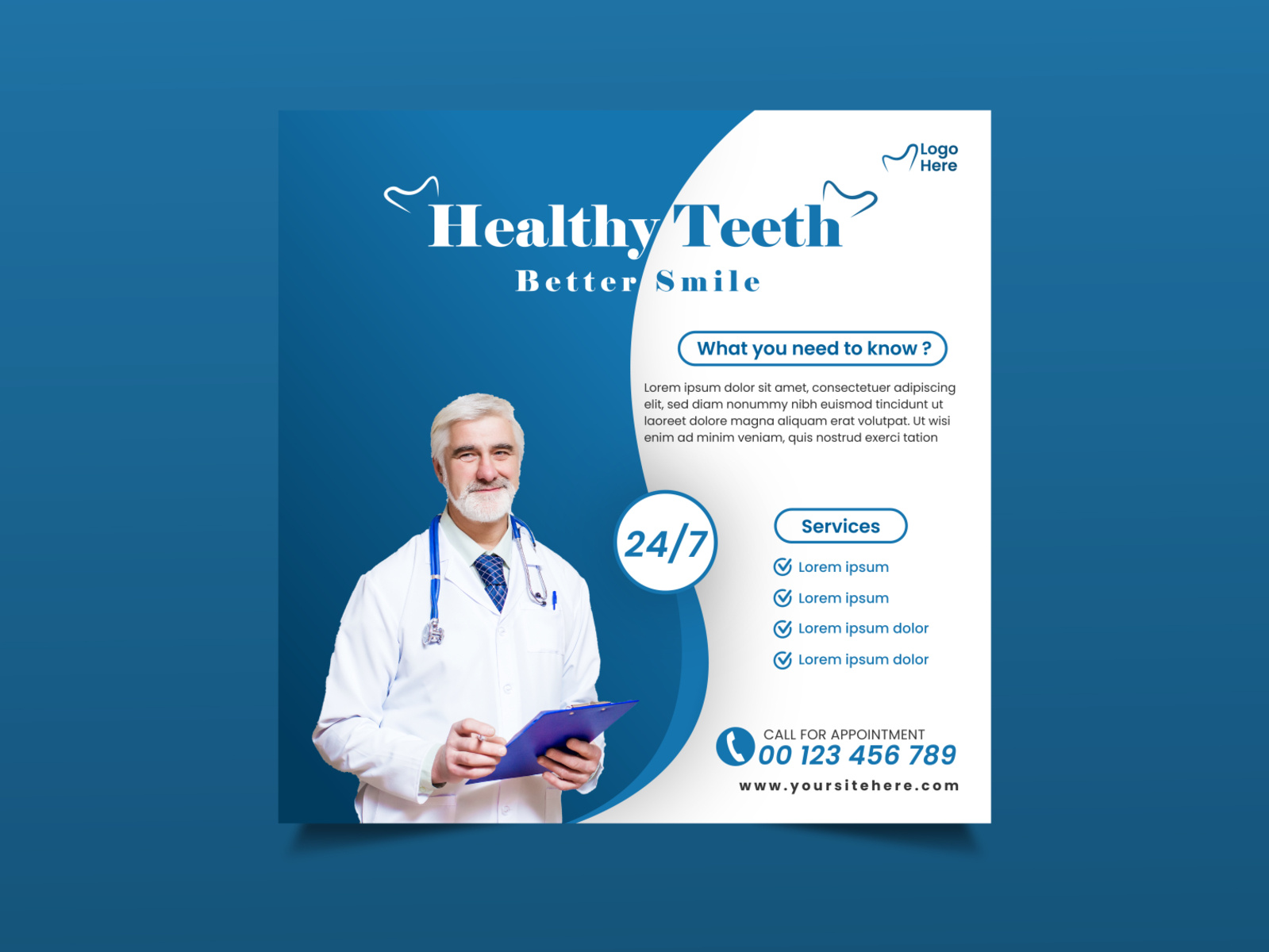 Dribbble - dental social media post design 01behance-01.jpg by Imran Najir