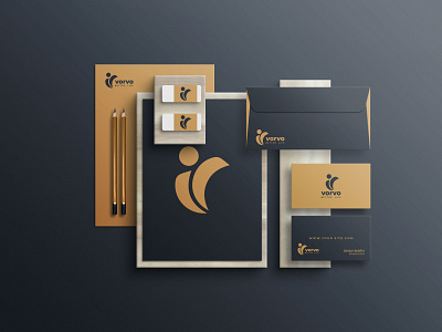 Stationery mockup set 3d branding business card design evelope graphic design letterhead logo mockup ui