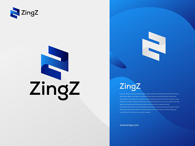 Z Letter Logo | ZingZ Branding Logo blue brand identity branding branding agency gradient logo logo logo designer logo mark logo trend 2020 logo trends logo trends 2020 logo trends 2021 logos logotype trend 2020