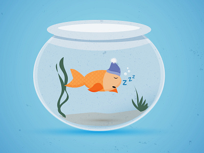 Fish Dreams illustration vector vector art