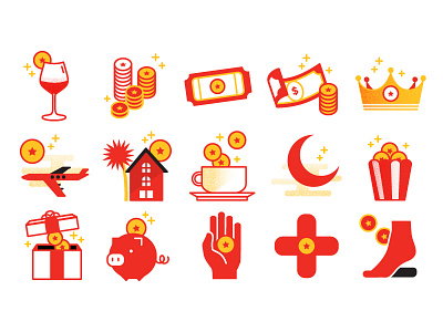 CC Icon Set - Revised 2d icon iconography illustration