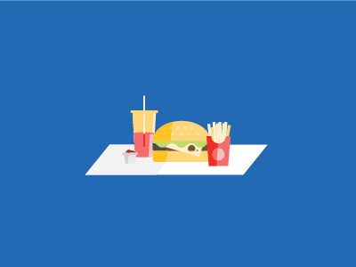 Travel Guides - Food burger food illustration illustrator meal travel vector