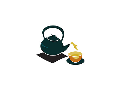 Tea 2d flat illo illustration illustrator japanese minimal tea tea cup teapot vector