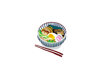 Ramen 2d cuisine flat food illo illustration illustrator japanese minimal noms noodles ramen vector