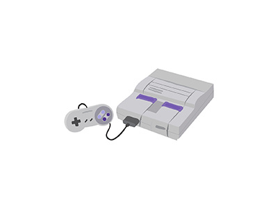 Nintendo 2d console flat game gaming illo illustration illustrator japanese minimal nintendo oldschool traditional vector videogames