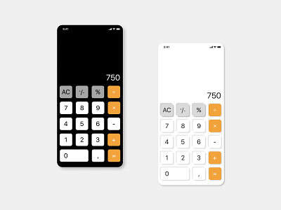 Calculator calculator design figma design ios mobile ui ux