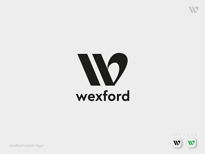 Wexford Logo for Sale animation app art brand identity branding branding identity creative logo custom logo design flat illustration logo minimalist typography vector w letter w logo w mark w monogram web