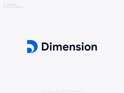 Dimension Logo | D Logo | D Letter