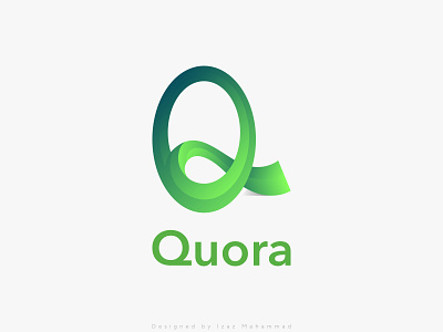 Quora Logo | Q Letter Logo app branding branding identity clean colorful creative design gradient graphic design icon logo logo design logotype minimalist popular q letter q logo quora vector web