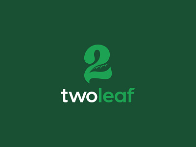 twoleaf Logo | Leaf Logo app branding branding identity design double leaf double leaf logo flat graphic design grean leaf illustration leaf leaf logo logo logo design minimal minimalist modern leaf logo popular trendy leaf logo vector