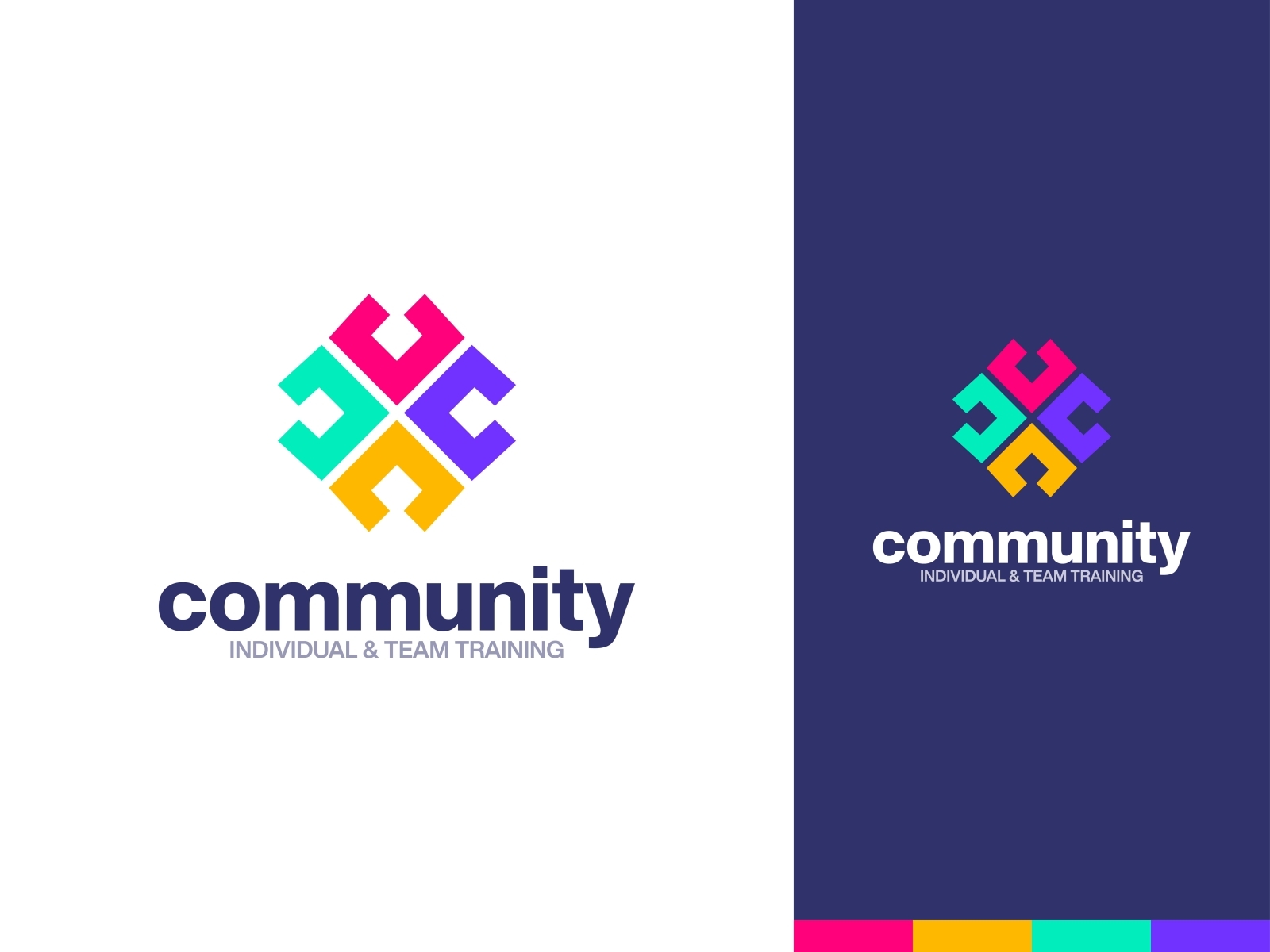 Community Logo by Izaz Mahammad on Dribbble