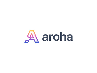 Aroha Logo | A Letter Logo
