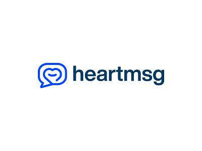 Heart Message Logo | Heart + Message
