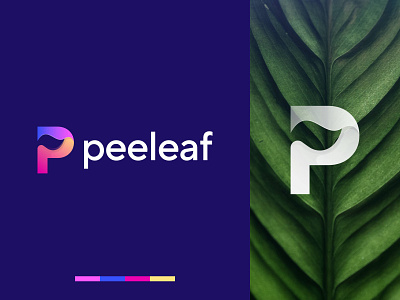 Peeleaf Logo | P Letter Logo