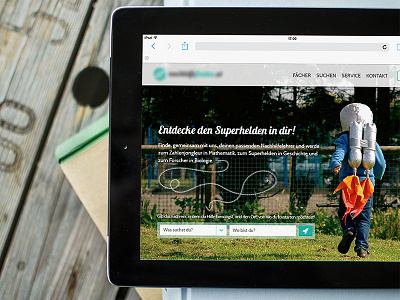 Tutoring platform books children header ipad learn menu mock up photoshop picture platform search tutoring