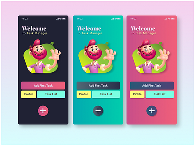 Task manager Mobile App UI