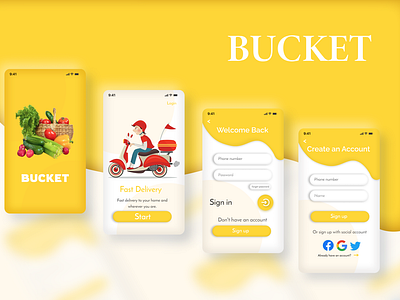 Food Delivery App UI Design