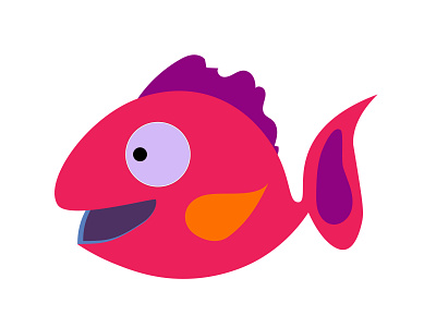 funny pink fish