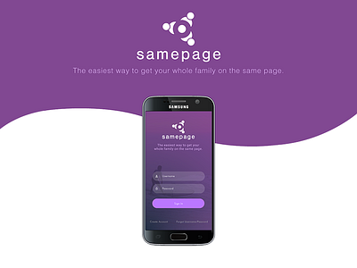 SamePage Mobile App mobile app ui ux