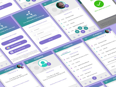 Mismo App mobile app ui ux