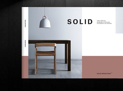 Cover Editorial Furniture Catalog/Lookbook editorial furniture layout layout design layouts