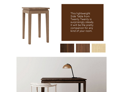 Editorial Furniture Catalog/Lookbook