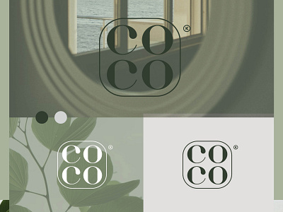 Coco logo random moodboard branding colorful design editorial logo