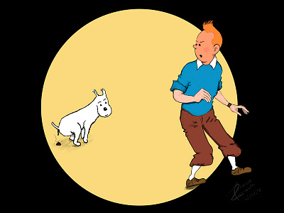 Seriously? Now? bad intro milou poop time tintin what