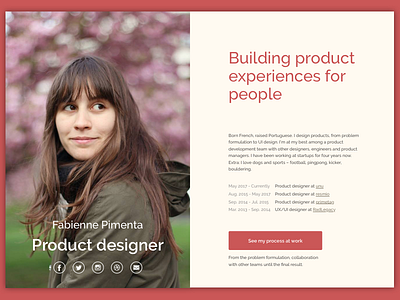 Website redesign portfolio product designer redesign website